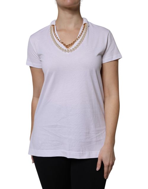 Cotton Crew Neck T-Shirt — White