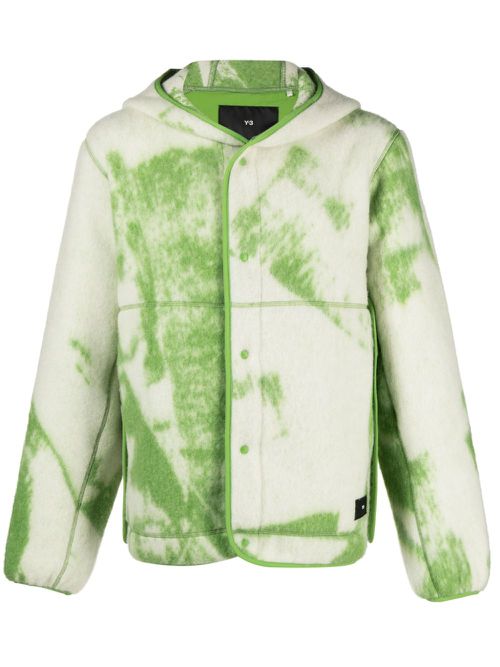 Fuzzy Fleece hooded jacket - Green