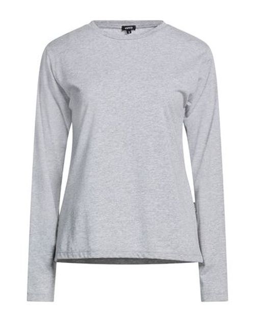 Woman Top Light grey Size S Cotton
