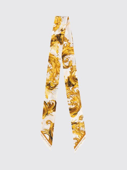 Baroque Print Pure Silk Bandeau Scarf