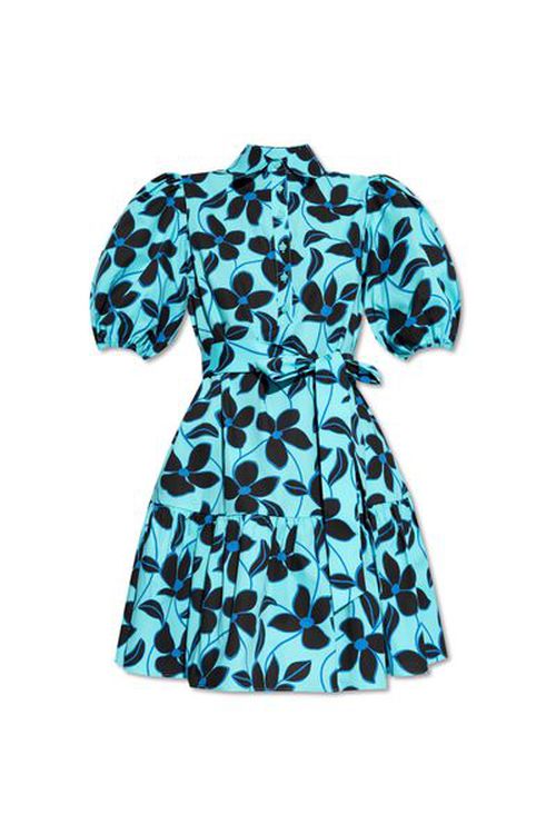 Kate Spade Floral Puff Sleeve Dress