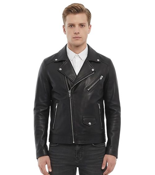 Black Notched Lapel Jacket