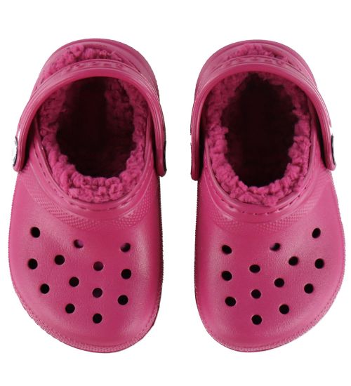 Crocs Sandals w. Lining - Classic+ Lined Clog T - Royal Pink - Crocs - 27/28 - Sanda