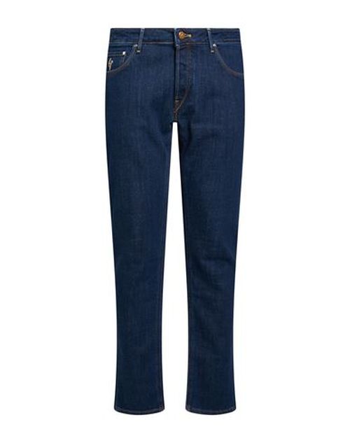 Man Jeans Blue Size 31 Cotton, Elastane