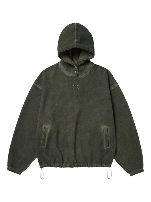 Color Emblem hoodie - Green