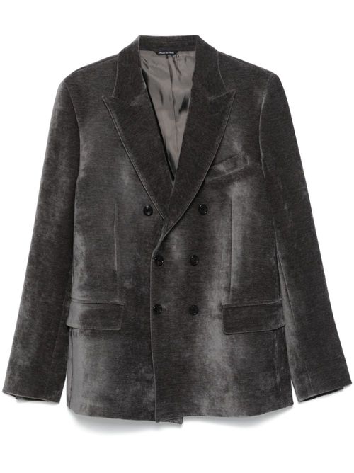 Velour blazer - Grey