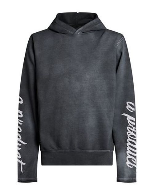 Man Sweatshirt Charcoal Size XL Cotton