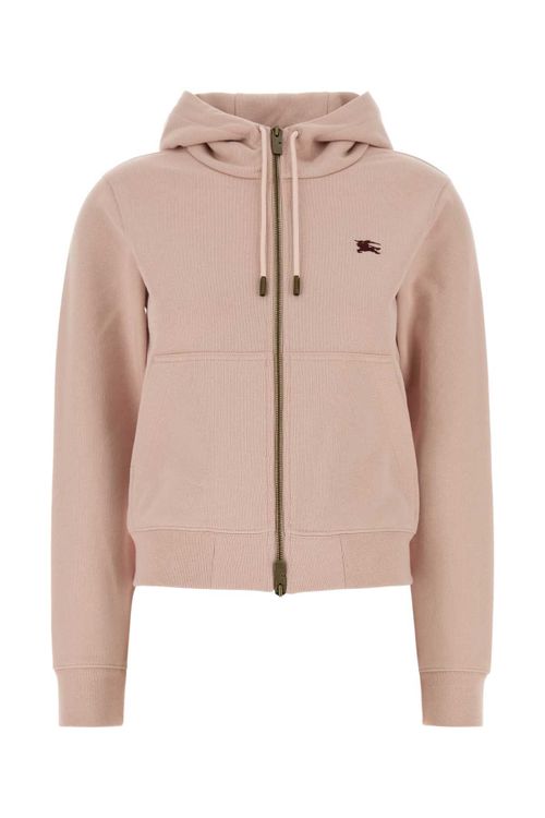 Cotton-Jersey Hoodie — Pink