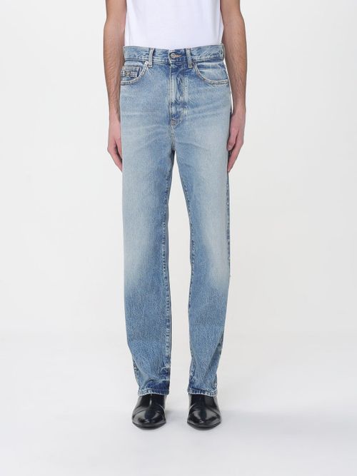 Jeans Men color Stone Washed
