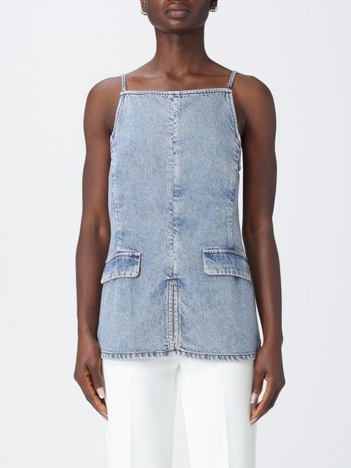 Top Woman color Stone Washed