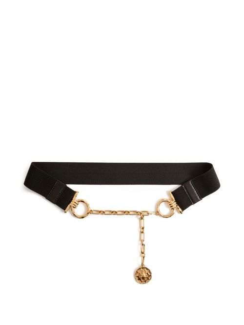 Logo-plaque belt - Black