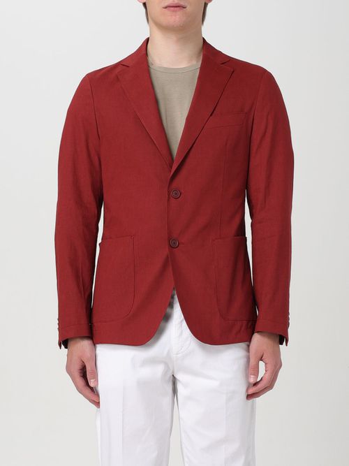 Jacket Men color Red