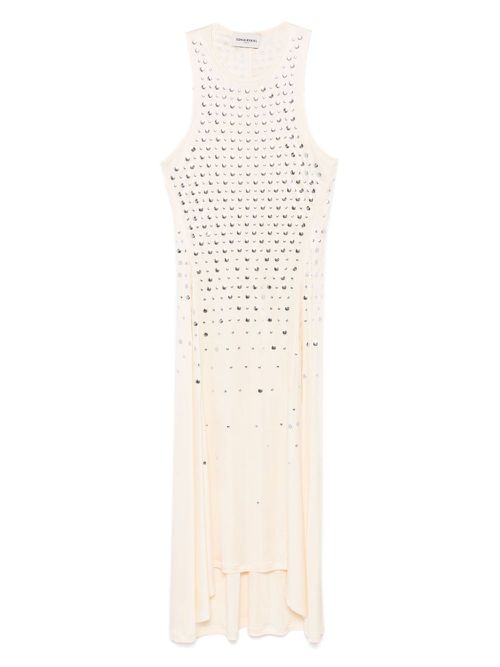 Sonia Rykiel asymmetric tank dress - Neutrals