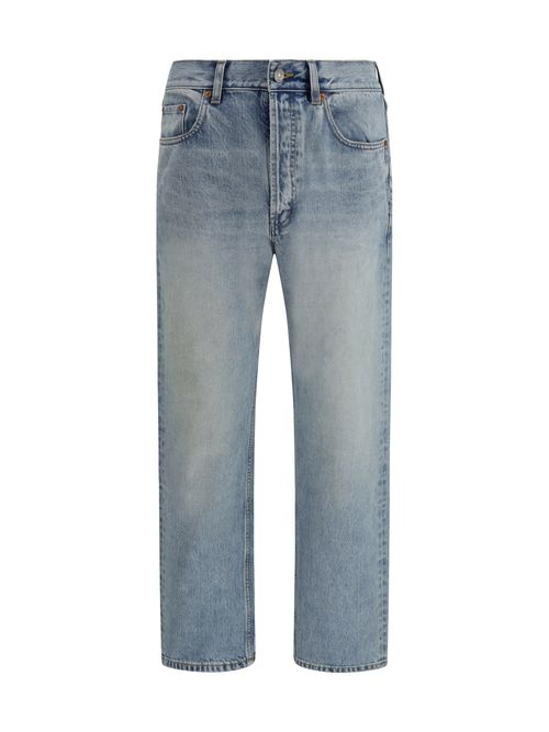 Stonewashed Denim Jeans — Blue