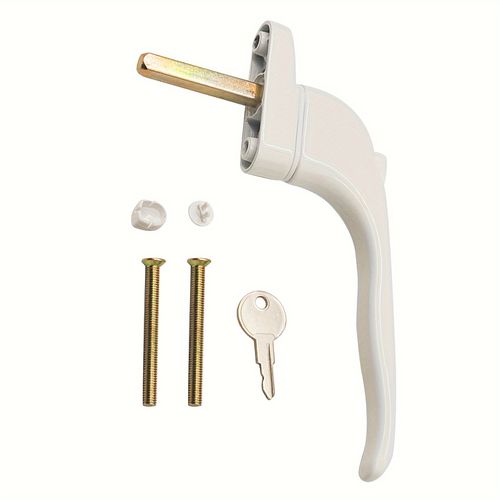 TEMU /3pcs/4pcs/5pc10pcs Thickened Plastic Steel Door And Window Handle, Enlarged Inside Handle, Lock Outside Opening Window, Safe And Durable