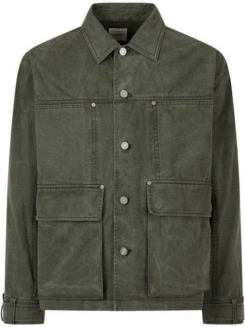 STUDIO TOMBOY denim shirt jacket - Green