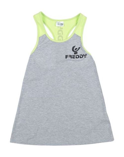 Kid Girl Top Grey Size 16 Cotton, Elastane