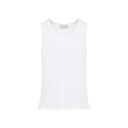 White Crew Neck Tops