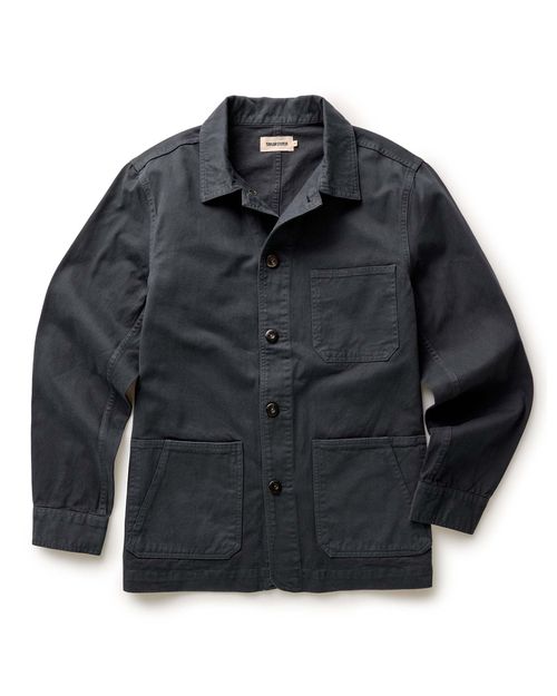 Men's Organic Cotton Ojai Jacket in Organic Navy Foundation Twill