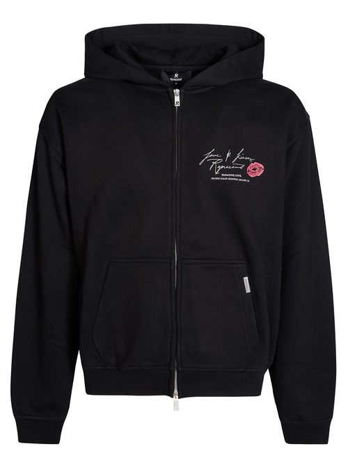Men's Love & Kisses Zip-Through Hoodie
