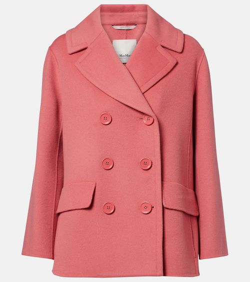 Efebo double-breasted virgin wool jacket