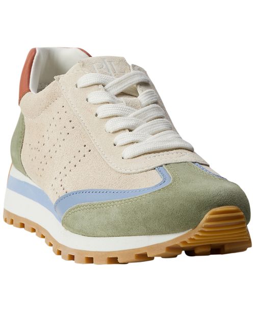 Women's Dani Perforated Round Toe Sneakers - Expresso Sand/Sage Green/Dusty Blue/Red