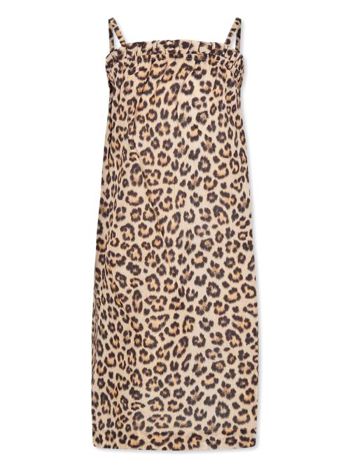 Leopard-print dress - Neutrals