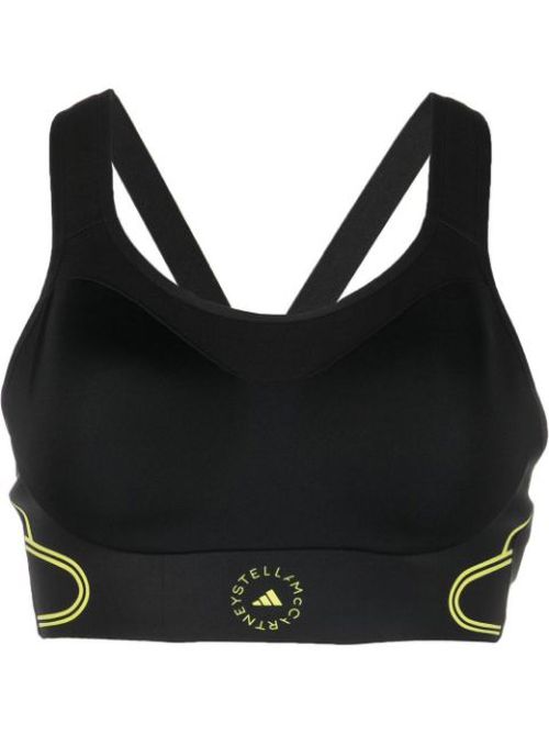 Logo-print sports bra