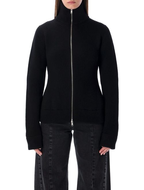 Wool Zipped Cardigan
