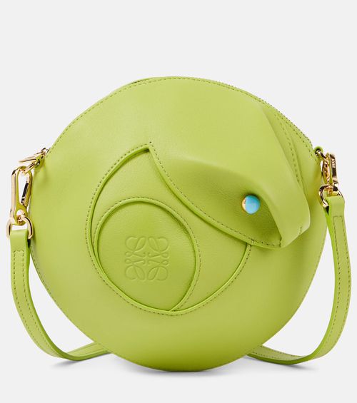 Snake leather shoulder bag