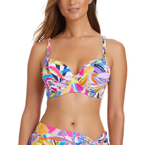 Multi Colored Living Color Over-the-shoulder Bikini Top