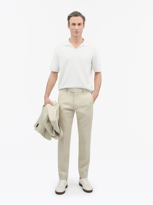 Maelon Knitted Linen Polo