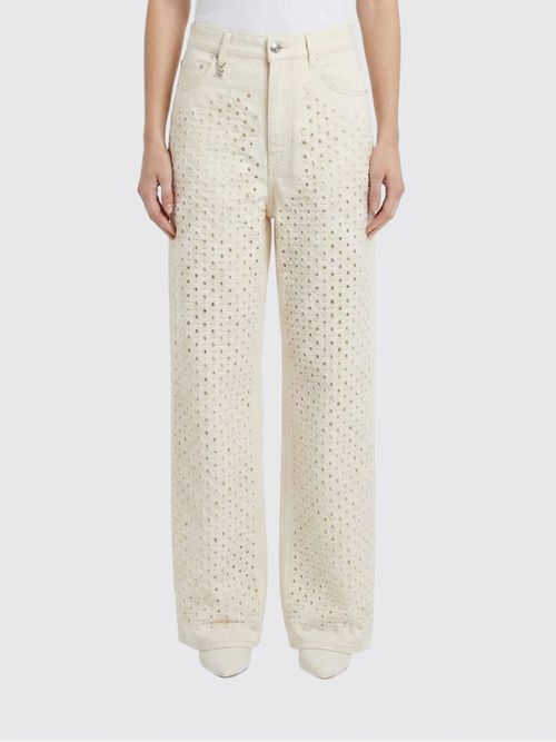 Jeans Woman color Ecru