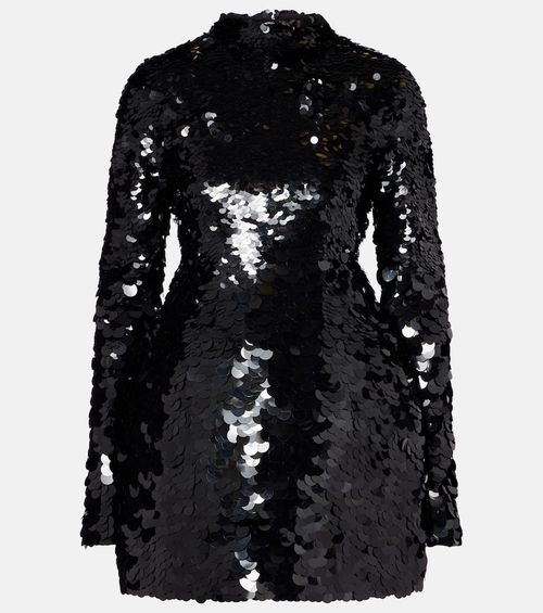 Terfrite sequined jersey minidress