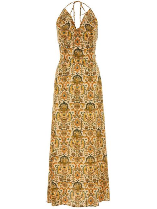 Rosy maxi dress - Orange