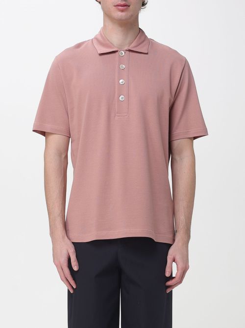 Polo Shirt Men color Pink
