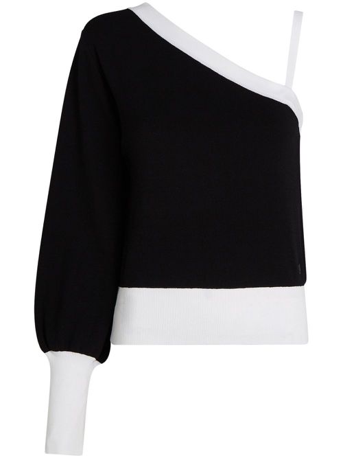 Essentials one-shoulder jumper - Black
