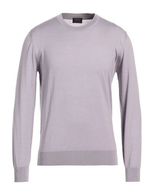 Man Sweater Lilac Size 44 Cashmere, Silk