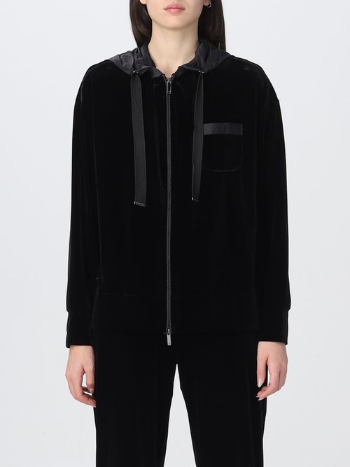 Sweatshirt Woman color Black