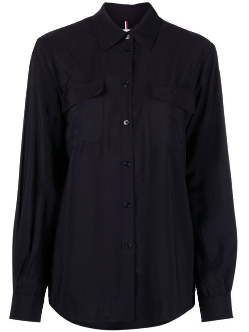 Long-sleeved buttoned-up shirt - Blue