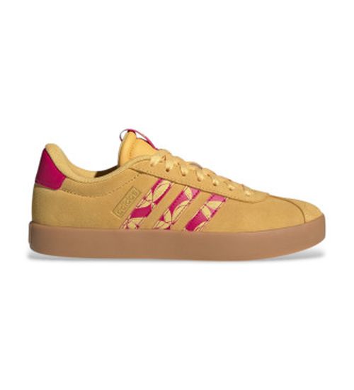 Adidas for woman. JQ7402 Shoes Vl Court 3.0 yellow (39 1/3), Flat, Laces, Casual