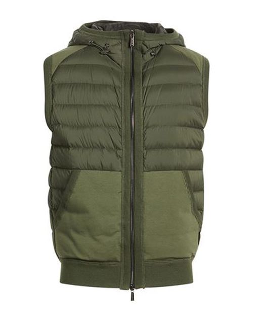 Man Vest Military green Size 38 Polyamide, Polyurethane