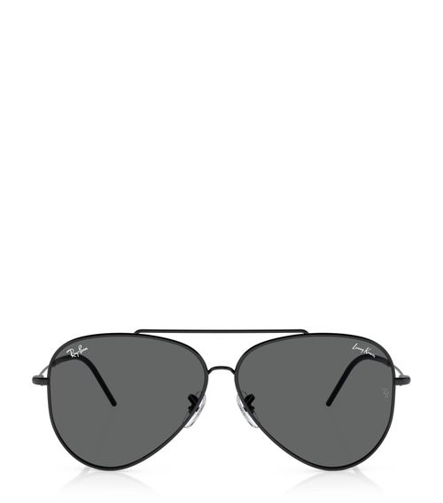 X Lenny Kravitz RBR0101S Aviator Reverse Sunglasses