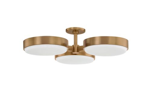 Patina Brass Semi Flush Mount from the Rory Collection