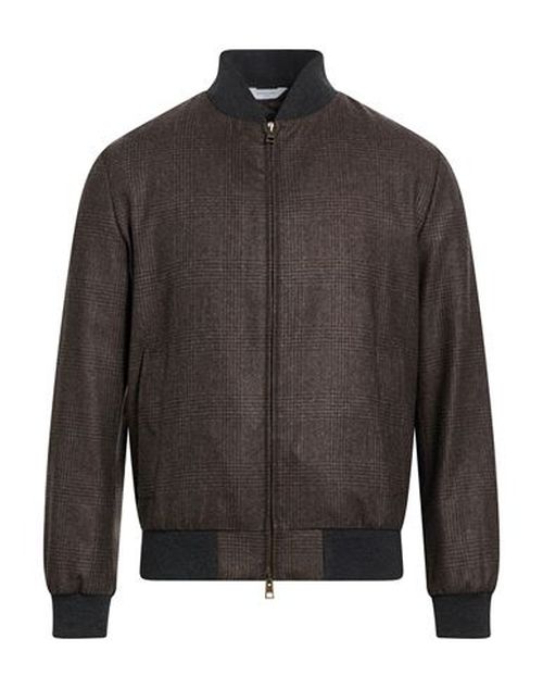 Man Jacket Dark brown Size 42 Virgin Wool
