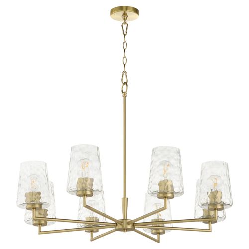 Aged Brass Chandelier from the Goodwin Collection