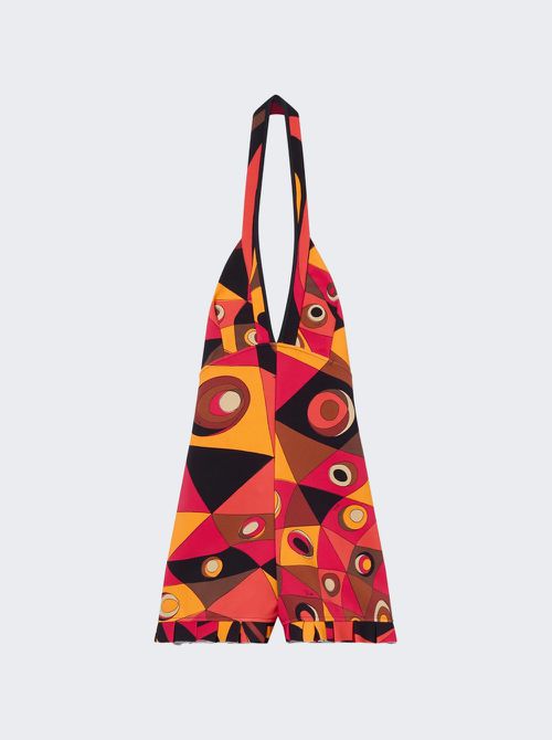 Occhi Print Jumpsuit Orange