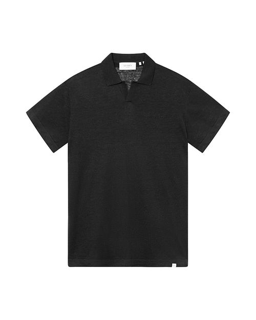 Emmanuel Linen Blend Knit Polo