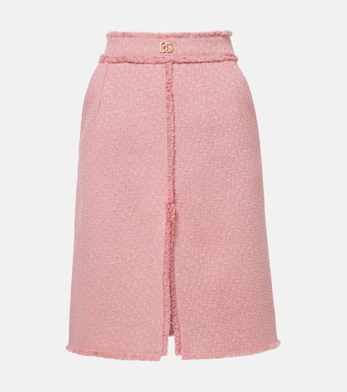DG wool-blend skirt