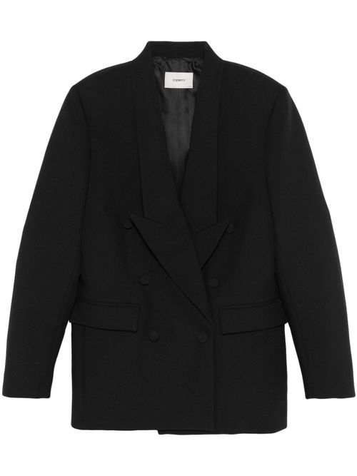 Double-breasted blazer - Black
